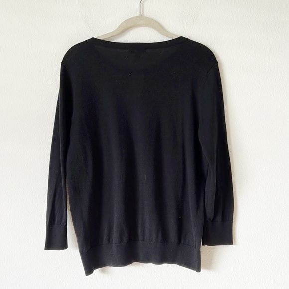 Nordstrom Black cardigan Sweater Size Small - Picture 6 of 16